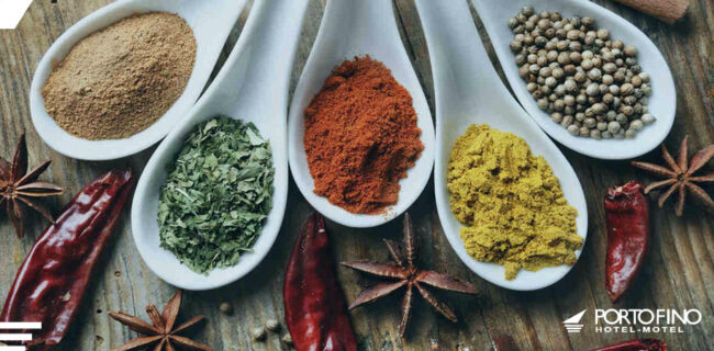 Diferentes especiarias que são afrodisíacos naturais